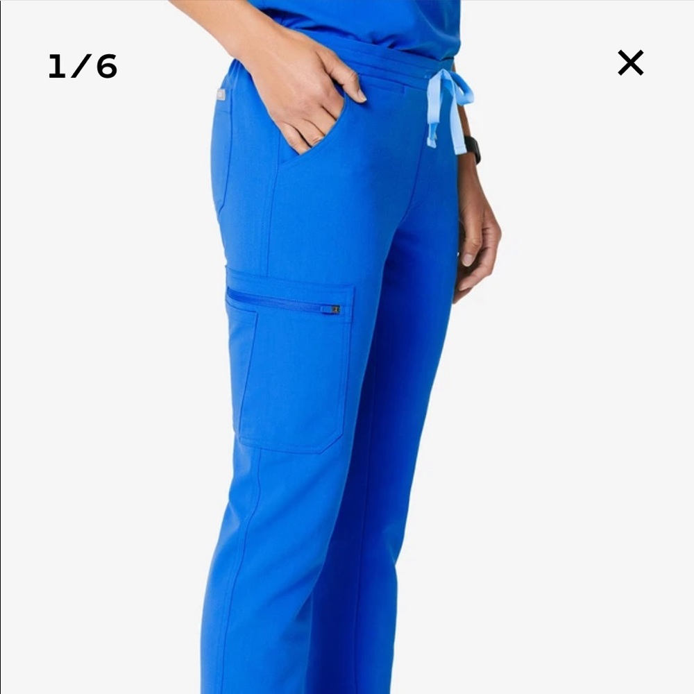 FIGS Scrubs Yola Royal Blue Small